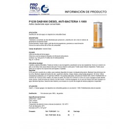 Diesel antibakterie - dieselpest 1:1000 1 ltr, Pro-Tec Pris fra 249kr